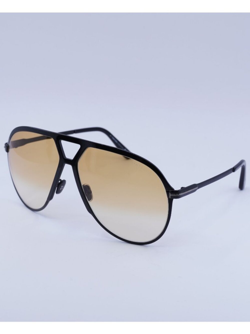 Tom Ford Xavier FT1060 01F Sunglasses Black Aviator Frame, Brown Lenses